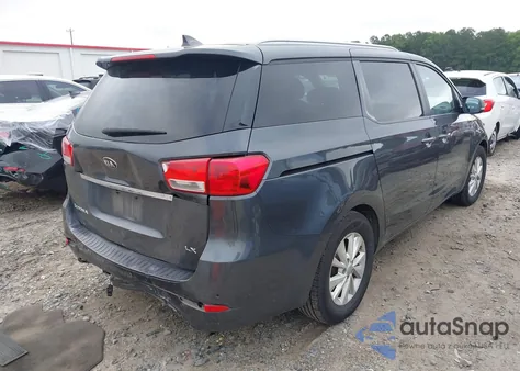 2016 Kia Sedona Lx из США, поврежденный, VIN KNDMB5C13G6204425